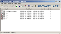  Information removal software. Adaman BSD.Image_Example